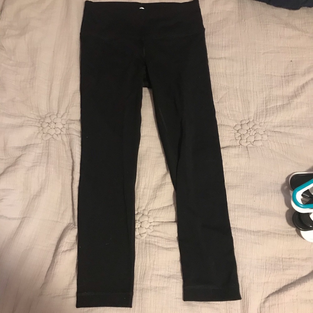 Black Cropped 90 Degree leggings